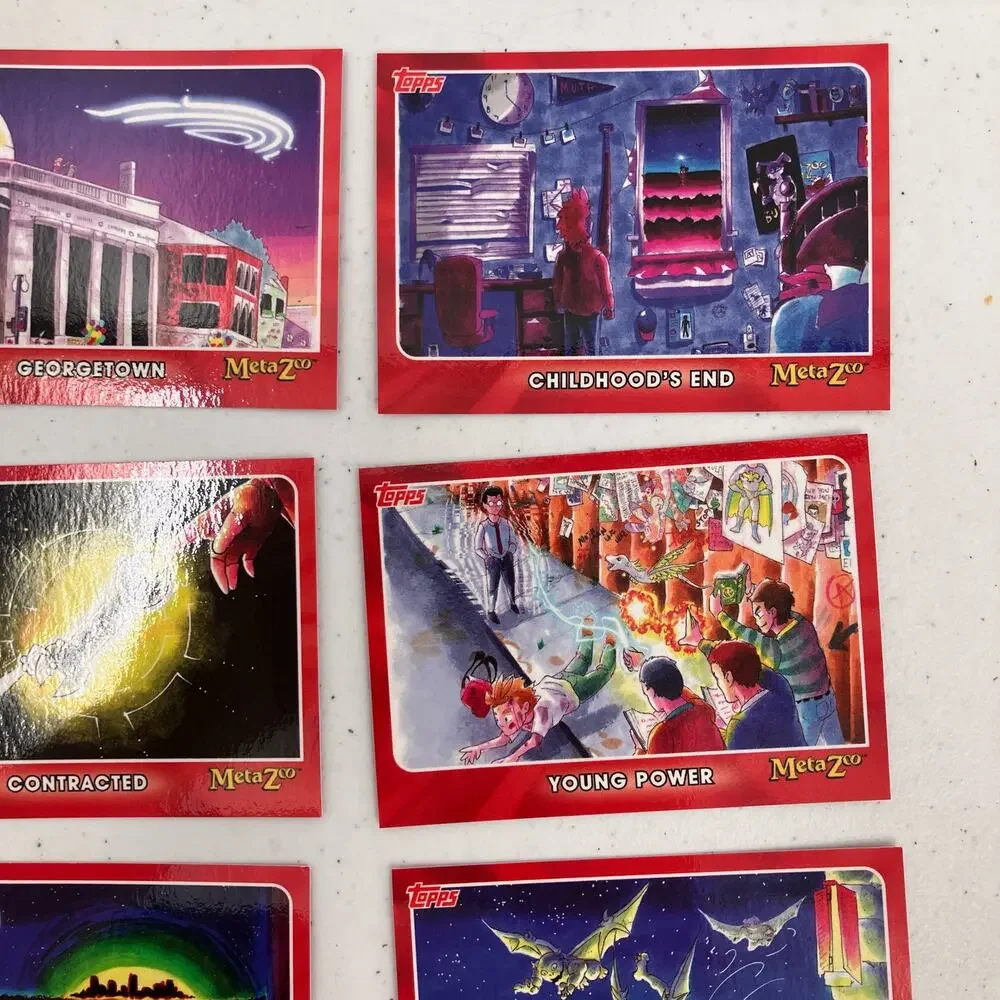 Topps MetaZoo Cryptid Nation Cover Georgetown Mixed Lot Of 8 Trading Card Bundle